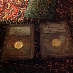 20 PCGS Graded Proof 70DC Roosevelt Dimes - All Perfect